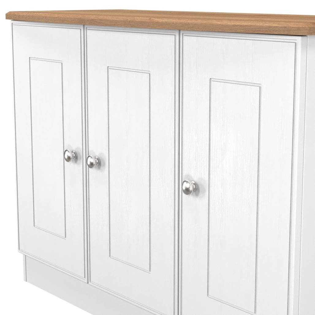 Victoria 3 Door Sideboard with Riviera Oak Top