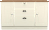 Victoria 2 Door 3 Drawer Sideboard with Riviera Oak Top