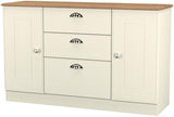 Victoria 2 Door 3 Drawer Sideboard with Riviera Oak Top
