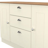 Victoria 2 Door 3 Drawer Sideboard with Riviera Oak Top