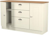 Victoria 2 Door 3 Drawer Sideboard with Riviera Oak Top