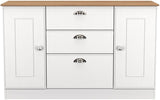 Victoria 2 Door 3 Drawer Sideboard with Riviera Oak Top