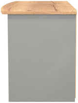 Victoria 1 Drawer Open Shelf TV Unit with Oak Top
