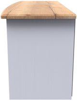 Victoria 1 Drawer Open Shelf TV Unit with Oak Top
