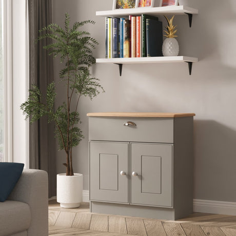 Victoria 2 Door 1 Drawer Sideboard with Oak Top