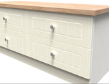 Vienna 4 Drawer Bed Box with Oak Top