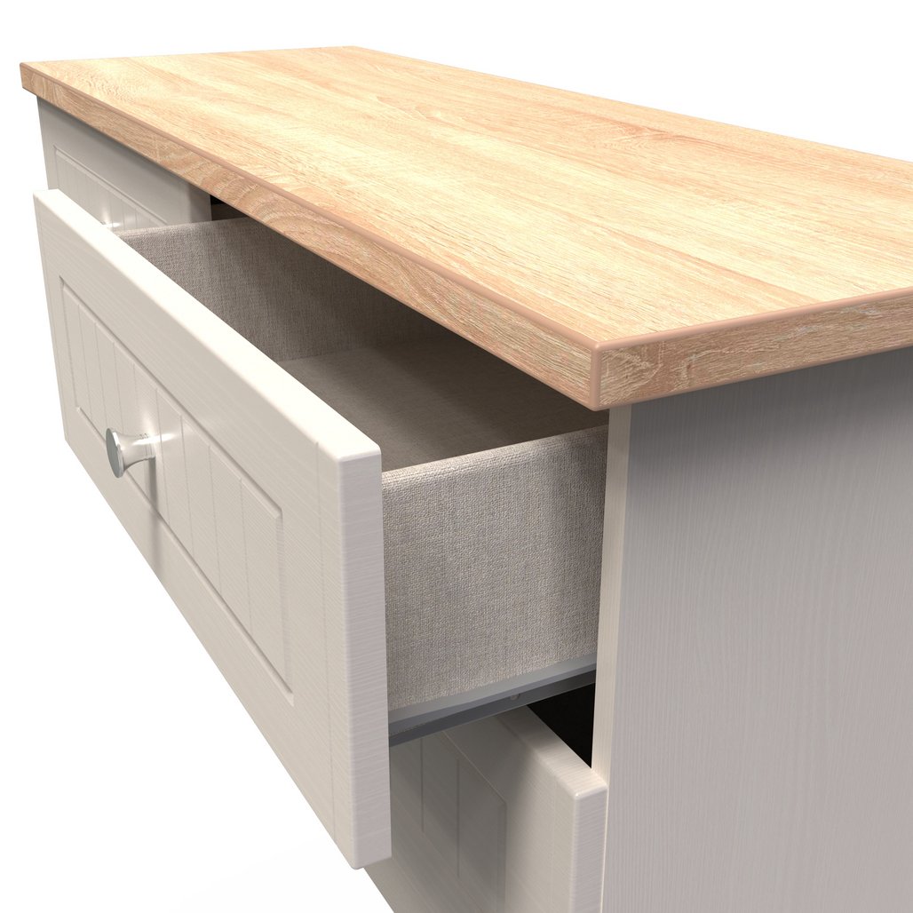 Vienna 4 Drawer Bed Box with Oak Top