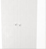 Vienna 2 Door Double Wardrobe with Oak Top