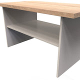 Vienna Coffee Table with Shelf and Oak Top