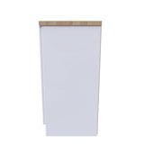 Vienna 2 Door Storage Unit with Oak Top