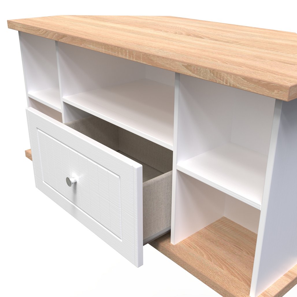Vienna 1 Drawer Corner TV Unit
