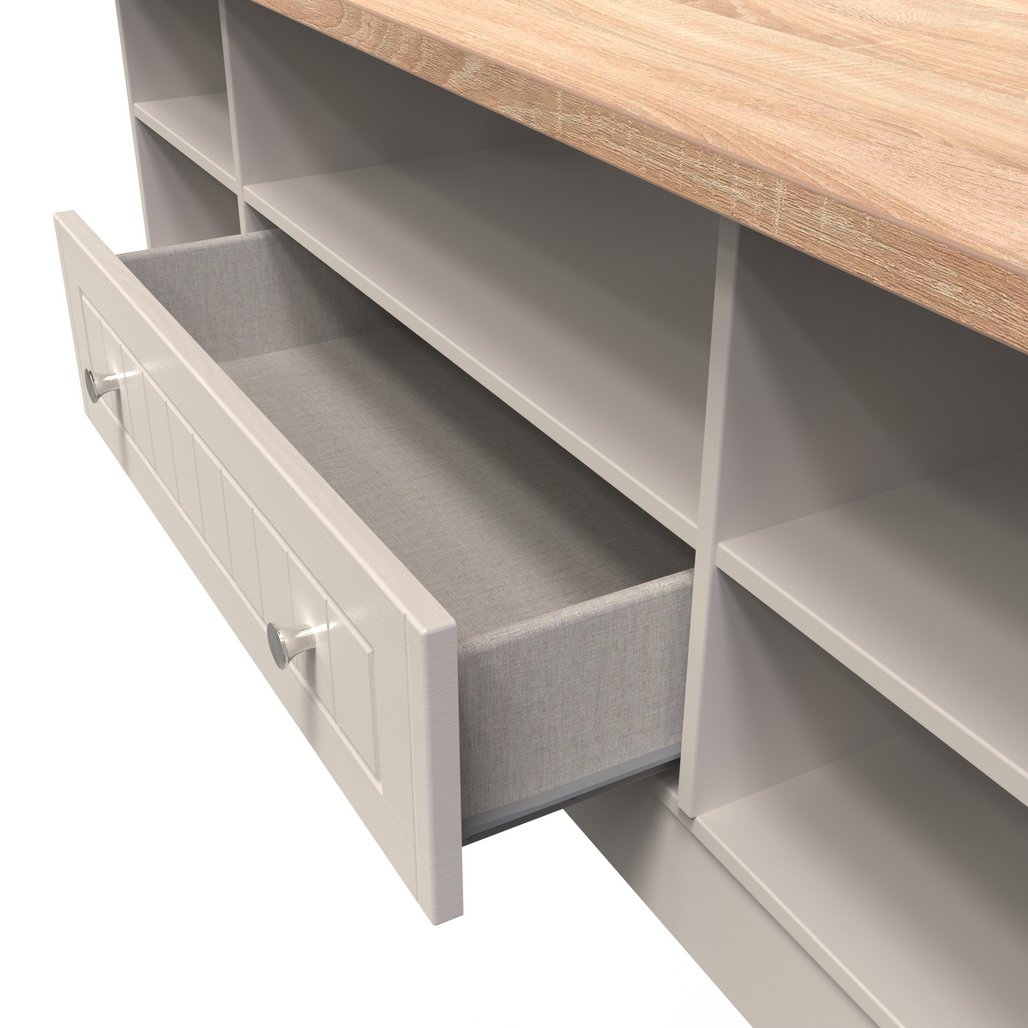 Vienna 1 Drawer Open Shelf Wide TV Unit