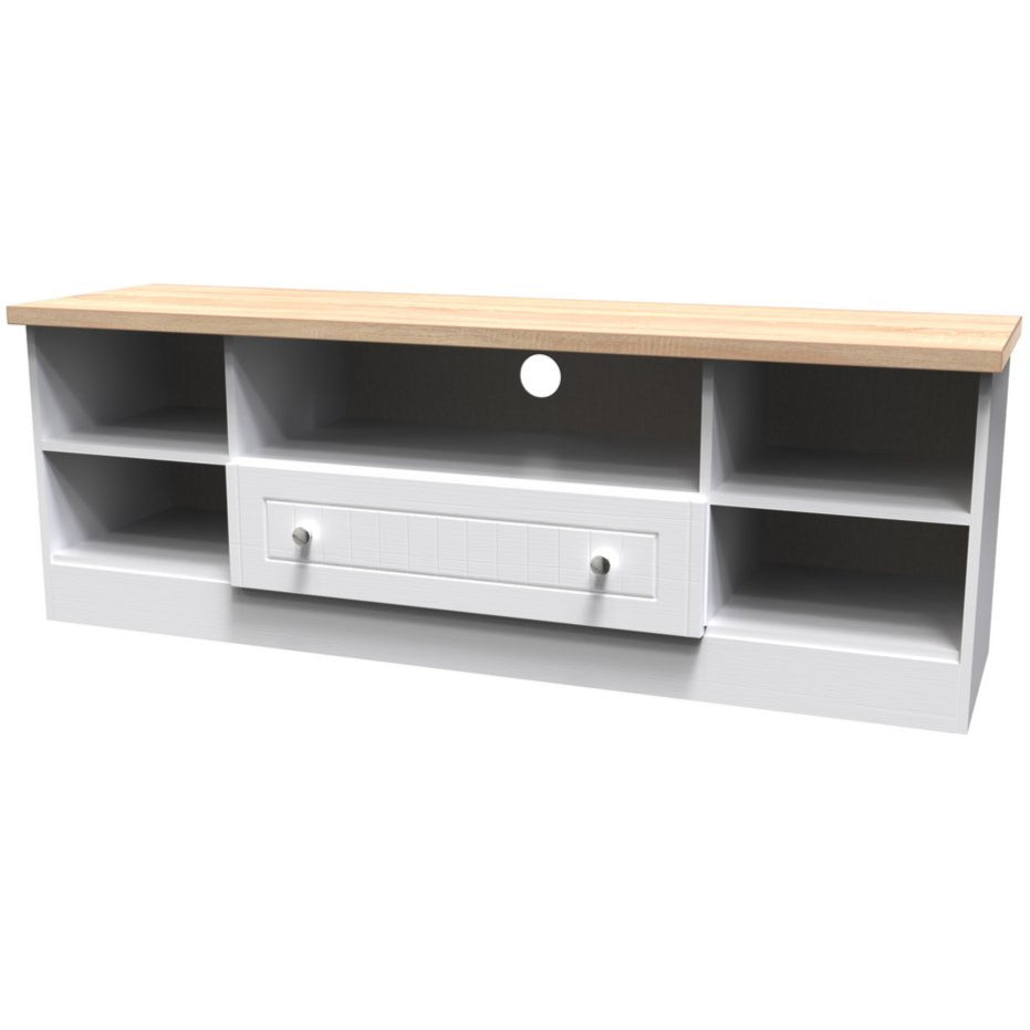 Vienna 1 Drawer Open Shelf Wide TV Unit