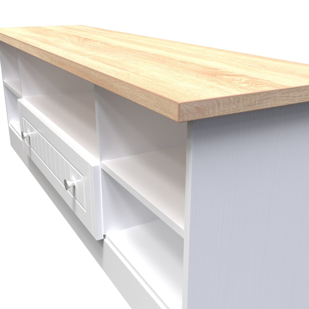 Vienna 1 Drawer Open Shelf Wide TV Unit