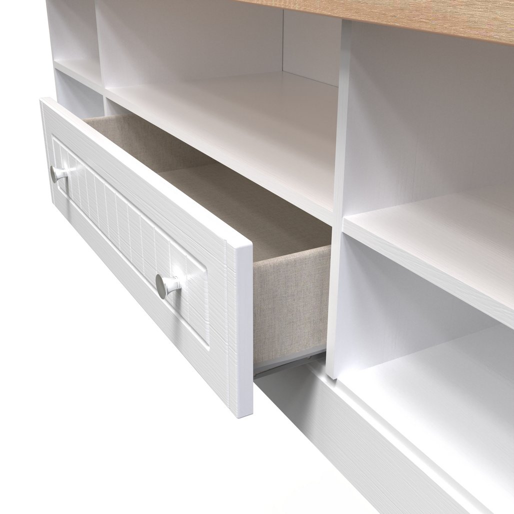 Vienna 1 Drawer Open Shelf Wide TV Unit