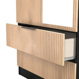 Java Tall Mirrored 2 Drawer 2 Door Double Wardrobe