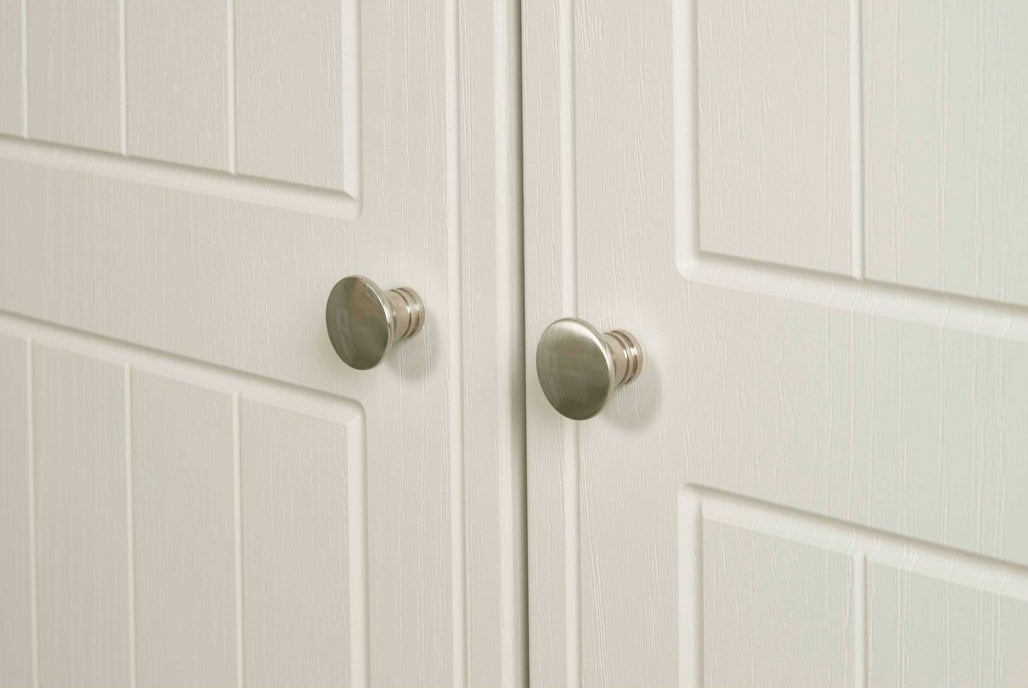Vienna 2 Drawer 2 Door Double Wardrobe with Oak Top