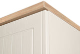 Vienna 2 Drawer 2 Door Double Wardrobe with Oak Top