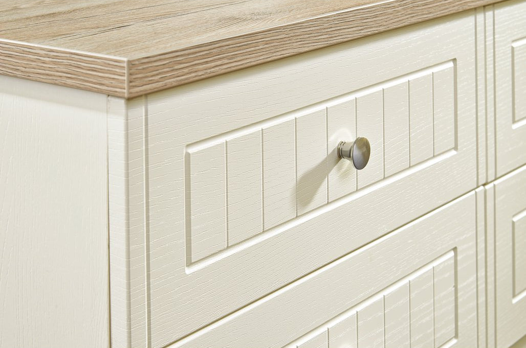Vienna 4 Drawer Bed Box with Oak Top