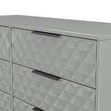 Harlequin 6 Drawer Chest with Black Hairpin Legs