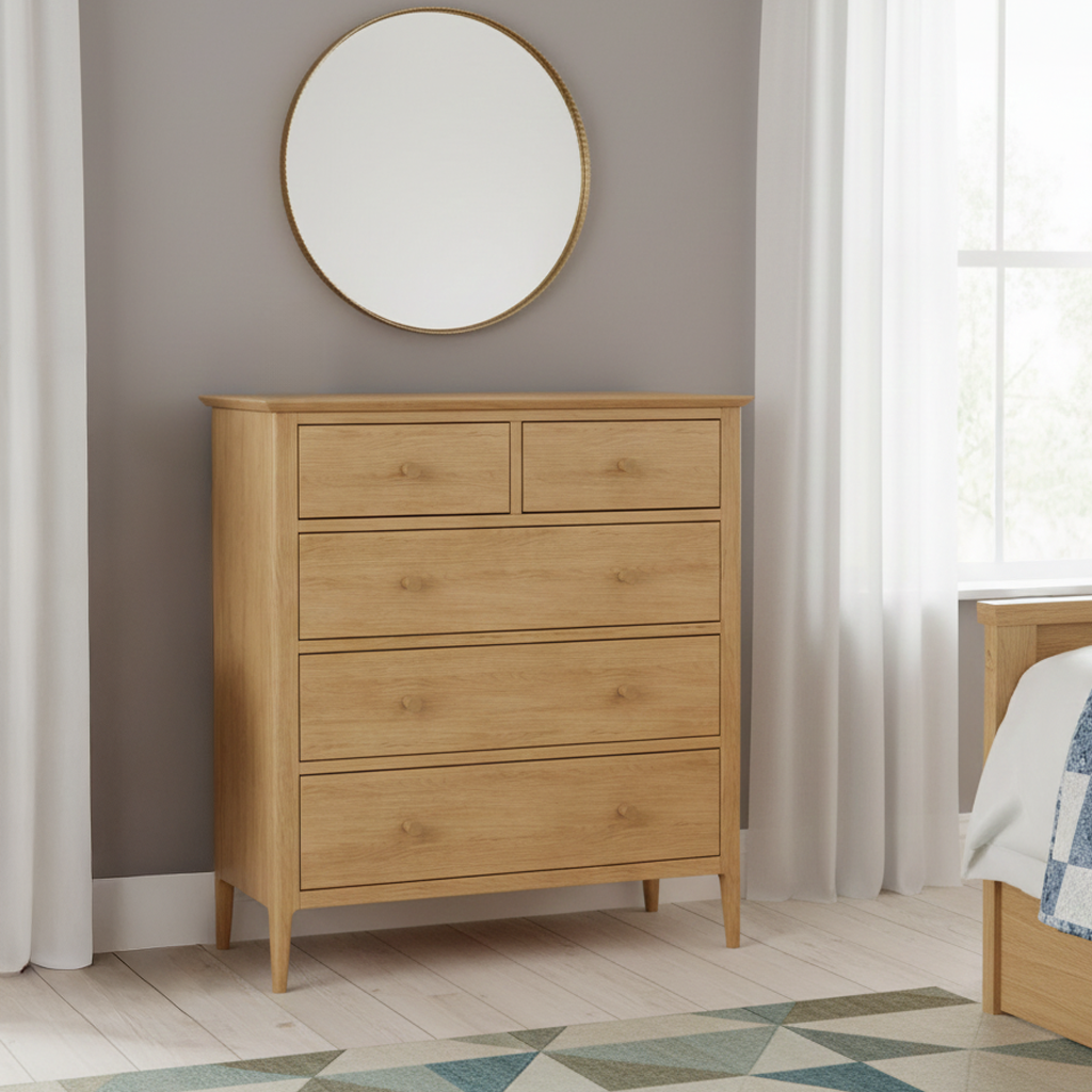 Huron 3+2 Drawer Chest of Drawers
