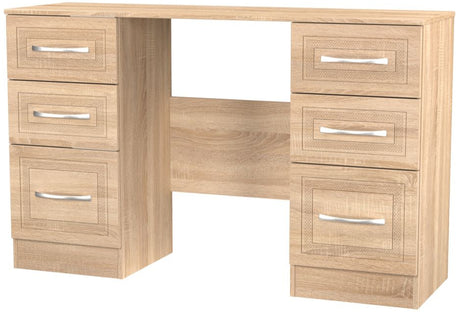Dorset 6 Drawer Double Pedestal Desk
