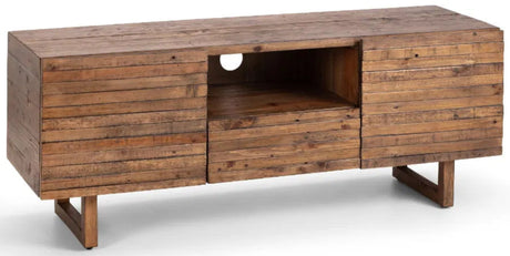 Woburn 2 Door 1 Drawer Reclaimed Wood Media Unit