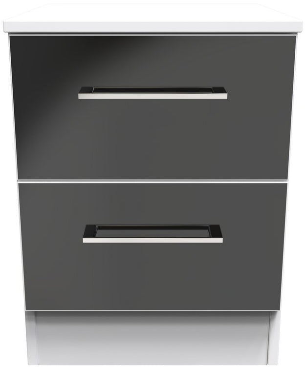 Worcester 2 Drawer Bedside Table