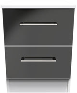 Worcester 2 Drawer Bedside Table