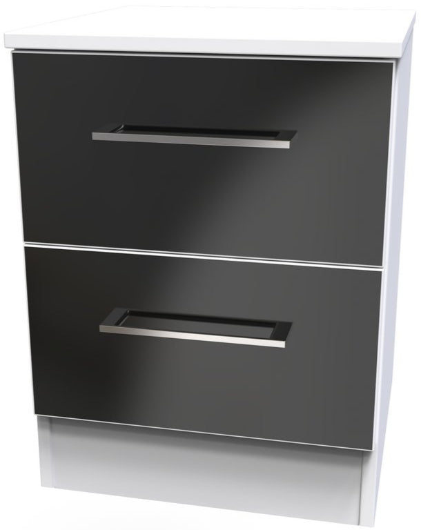 Worcester 2 Drawer Bedside Table