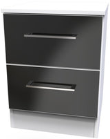 Worcester 2 Drawer Bedside Table