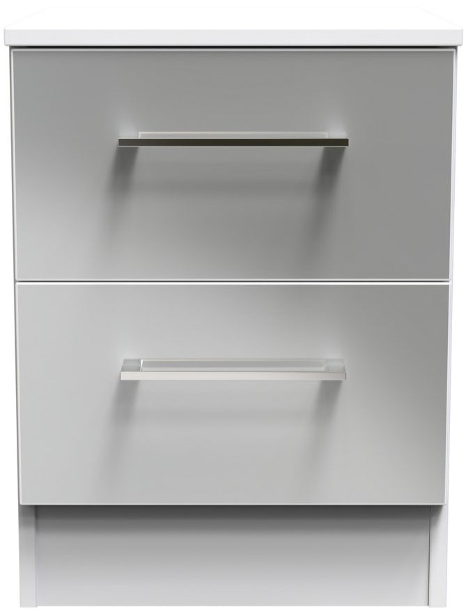 Worcester 2 Drawer Bedside Table
