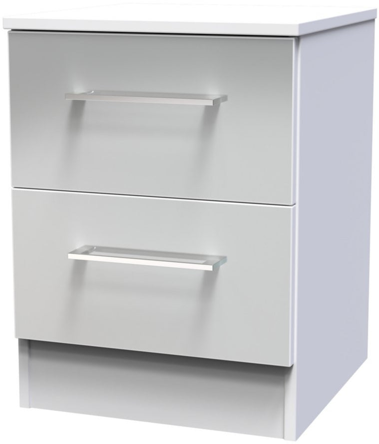 Worcester 2 Drawer Bedside Table