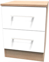 Worcester 2 Drawer Bedside Table