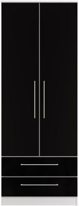 Worcester Tall 2 Drawer 2 Door Double Wardrobe