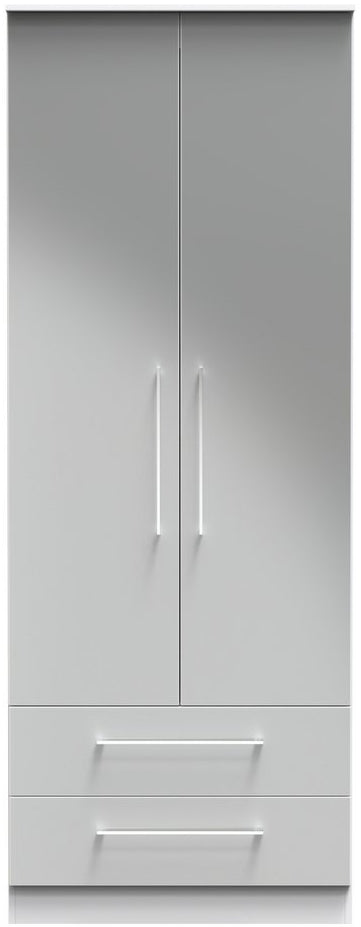 Worcester Tall 2 Drawer 2 Door Double Wardrobe