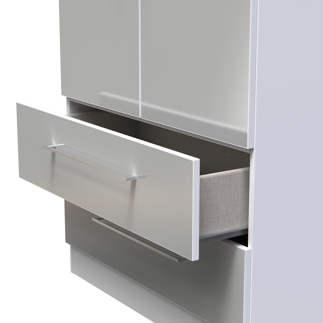 Worcester Tall 2 Drawer 2 Door Double Wardrobe