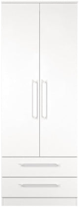 Worcester Tall 2 Drawer 2 Door Double Wardrobe