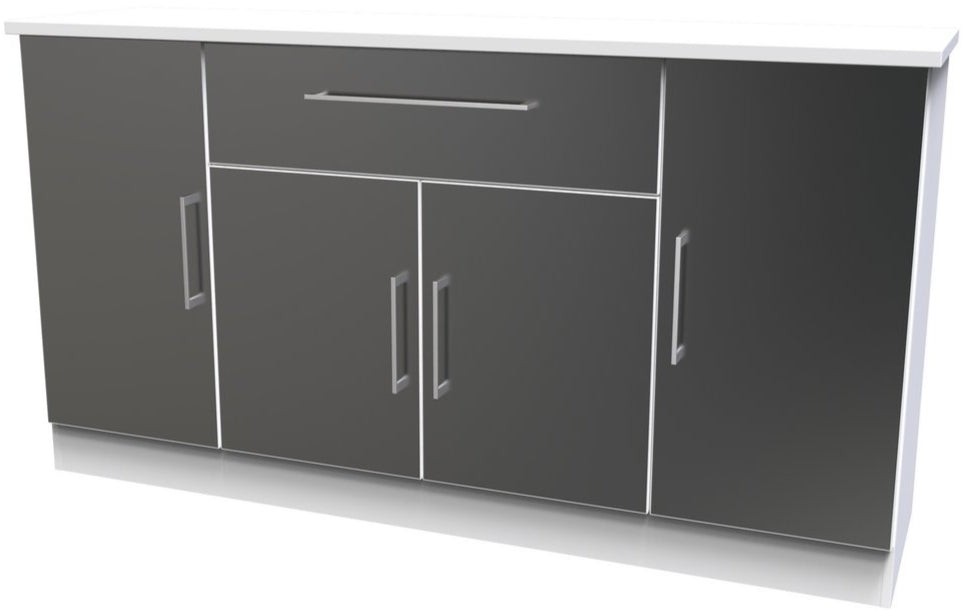 Worcester 4 Door 1 Drawer Wide Sideboard