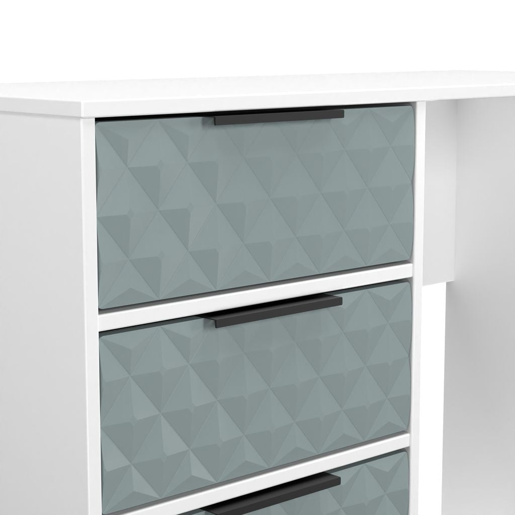Harlequin 4 Drawer Pedestal Desk
