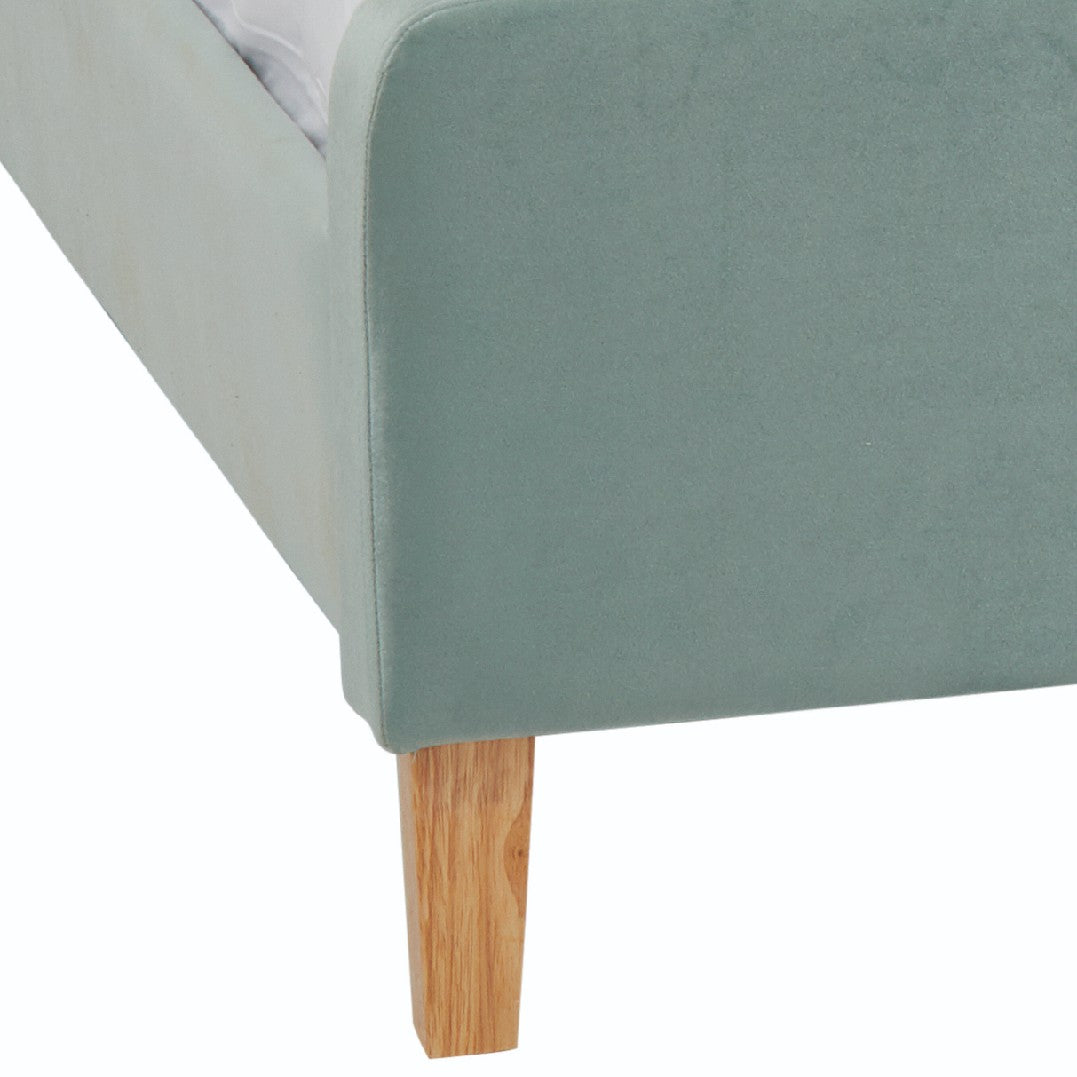 Pierre Velvet Fabric Bed Frame