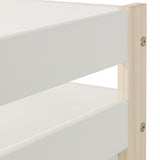 Nova White Single Bunk Bed 3ft