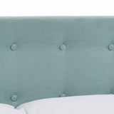 Pierre Velvet Fabric Bed Frame