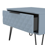 Harlequin 1 Drawer Midi Chest with Black Hairpin Legs
