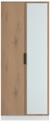 Java Mirrored 2 Door Double Wardrobe