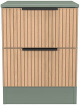 Java 2 Drawer Bedside Table