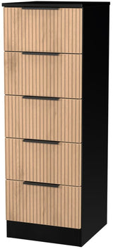 Java 5 Drawer Bedside Table