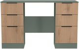 Java 6 Drawer Double Pedestal Desk