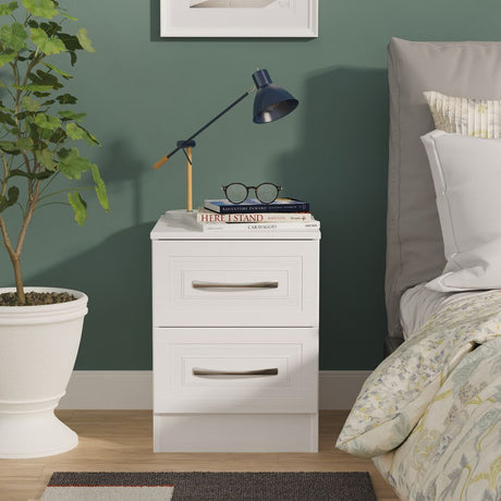 Dorset 2 Drawer Bedside Table