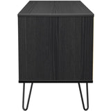 Harlequin 4 Drawer Bed Box with Black Hairpin Legs